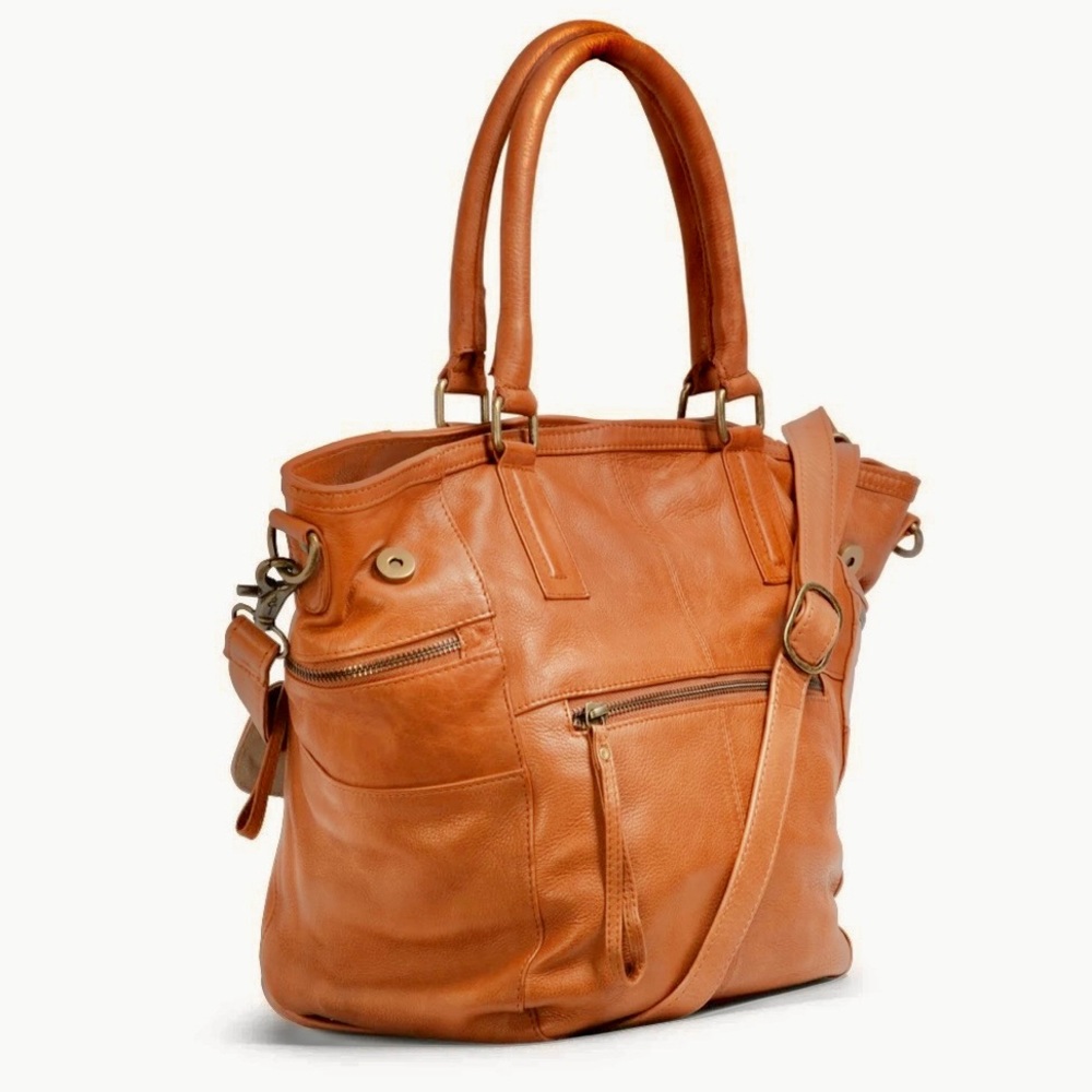 NWT* DAY & MOOD Hannah Small‎ Satchel in Tan - Picture 7 of 13